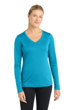 Sport-Tek Women's Long Sleeve PosiCharge Competitor™ V-Neck Tee