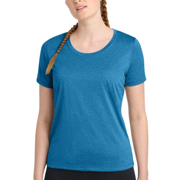 Sport-Tek Women's Heather Contender ™ Scoop Neck Tee