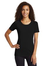 Sport-Tek Women's PosiCharge Tri-Blend Wicking Scoop Neck Raglan Tee
