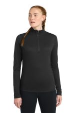 Sport-Tek Women's PosiCharge Tri-Blend Wicking 1/4-Zip Pullover