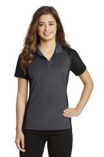 Sport-Tek Women's Colorblock Micropique Sport-Wick Polo