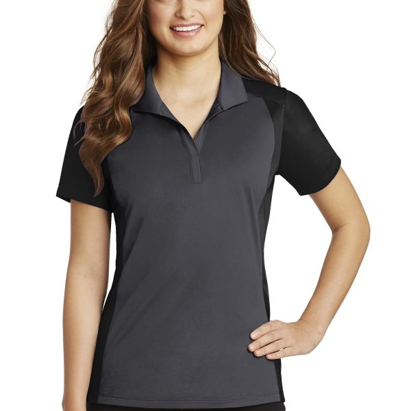 Sport-Tek Women's Colorblock Micropique Sport-Wick Polo