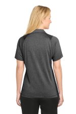 Sport-Tek Women's Heather Colorblock Contender ™ Polo - Image 2