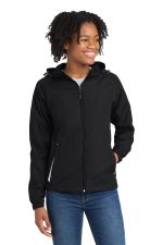 Sport-Tek Women's Colorblock Hooded Raglan Jacket