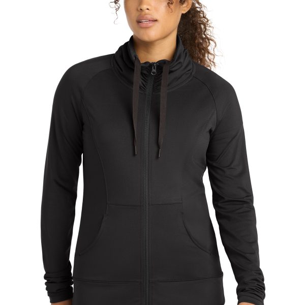 Sport-Tek Women's Sport-Wick Stretch Full-Zip Jacket