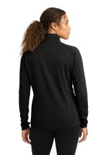 Sport-Tek Women's Sport-Wick Textured 1/4-Zip Pullover - Image 2