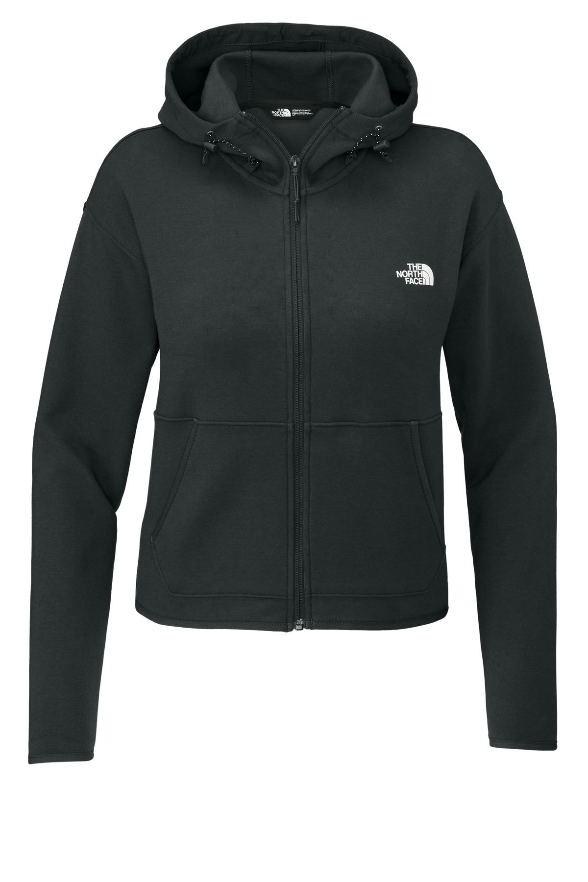 NF0A8BUT_asphaltgrey_form_front.jpg The North Face Women's Double-Knit Full-Zip Hoodie NF0A8BUT - Image 1
