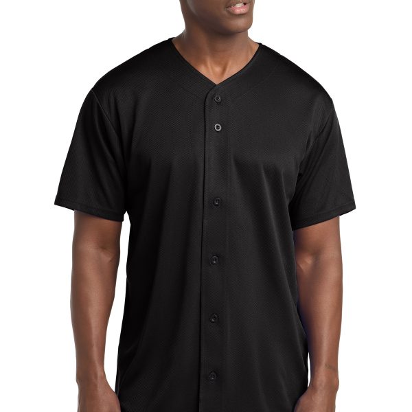 Sport-Tek PosiCharge Tough Mesh Full-Button Jersey