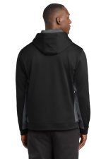 Sport-Tek Sport-Wick Fleece Colorblock Hooded Pullover - Image 2
