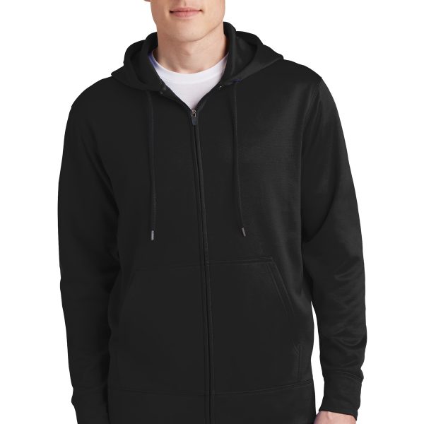 Sport-Tek Sport-Wick Fleece Full-Zip Hooded Jacket
