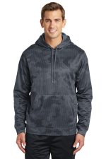 Sport-Tek Sport-Wick CamoHex Fleece Hooded Pullover