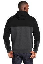 Sport-Tek Tech Fleece Colorblock Full-Zip Hooded Jacket - Image 2