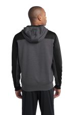 Sport-Tek Tech Fleece Colorblock 1/4-Zip Hooded Sweatshirt - Image 2