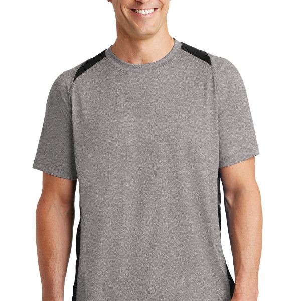 Sport-Tek Heather Colorblock Contender ™ Tee