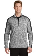 Sport-Tek PosiCharge Electric Heather Colorblock 1/4-Zip Pullover