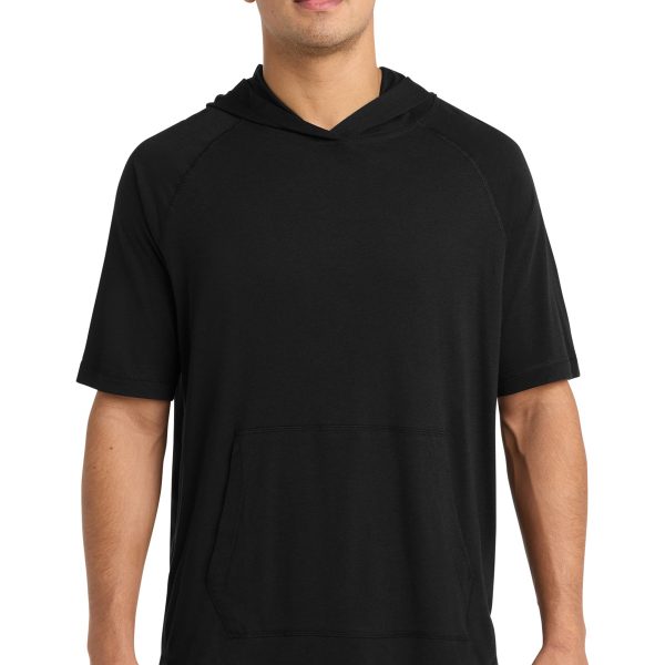 Sport-Tek PosiCharge Tri-Blend Wicking Short Sleeve Hoodie