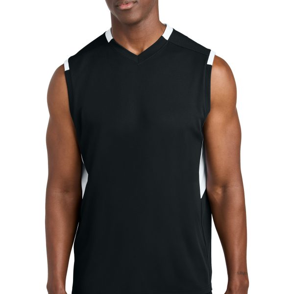 Sport-Tek Club Sleeveless V-Neck ST441