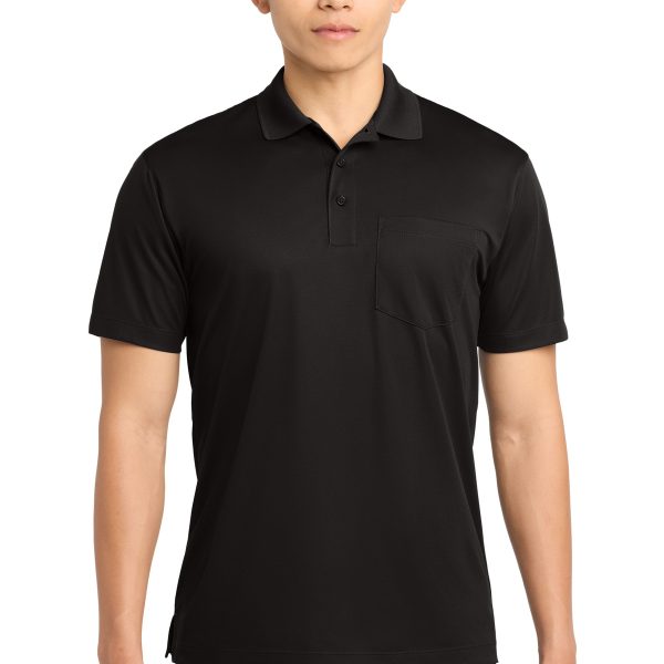 Sport-Tek Micropique Sport-Wick Pocket Polo