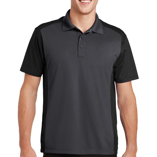 Sport-Tek Colorblock Micropique Sport-Wick Polo