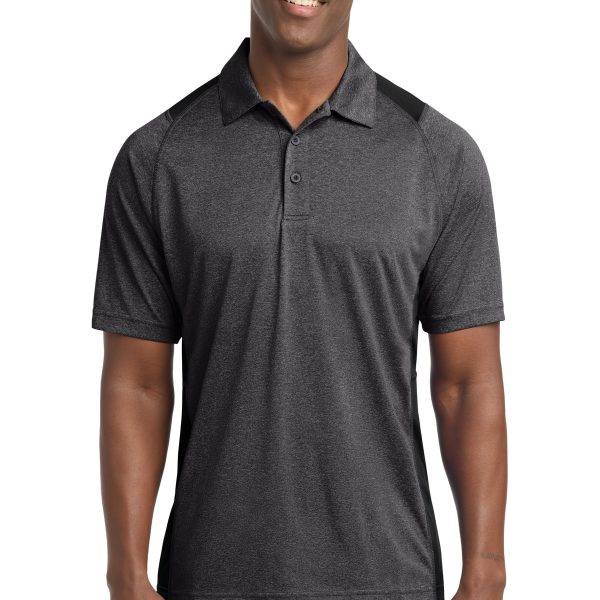 Sport-Tek Heather Colorblock Contender ™ Polo