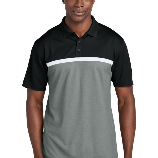Sport-Tek UV Micropique Colorblock Polo ST741