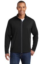 Sport-Tek Sport-Wick Stretch Contrast Full-Zip Jacket