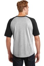 Sport-Tek Short Sleeve Colorblock Raglan Jersey - Image 2