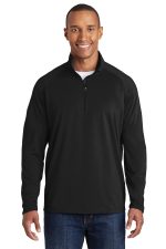 Sport-Tek Tall Sport-Wick Stretch 1/4-Zip Pullover