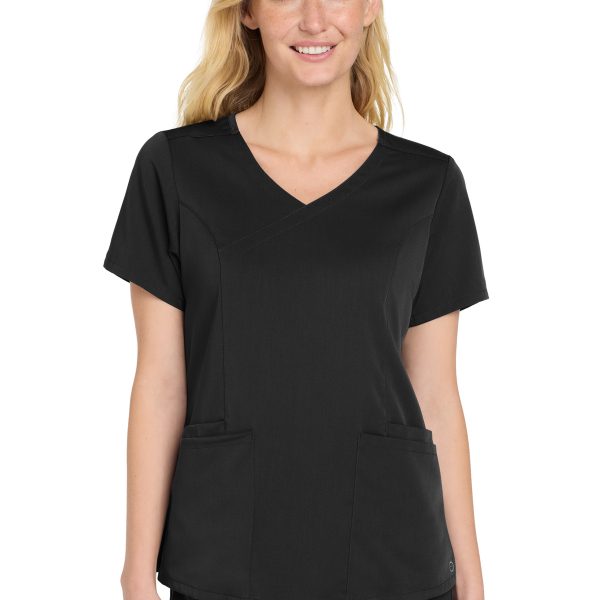 Wink Women's Premiere Flex ™ Mock Wrap Top WW4268