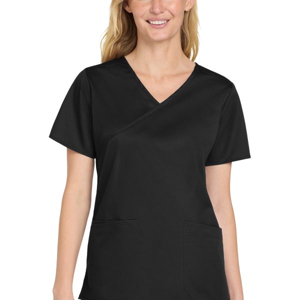 Wink Women's WorkFlex ™ Mock Wrap Top WW4760