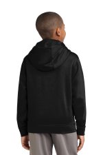 Sport-Tek Youth Sport-Wick Fleece Hooded Pullover - Image 2