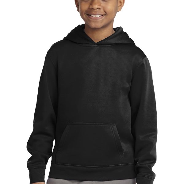 Sport-Tek Youth Sport-Wick Fleece Hooded Pullover