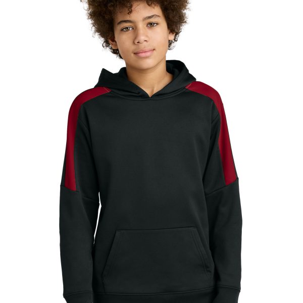 Sport-Tek Youth Sport-Wick Fleece United Pullover Hoodie YST255