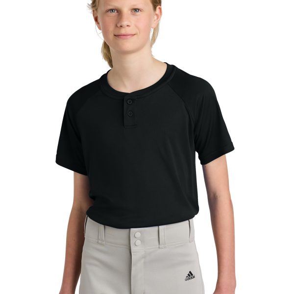 Sport-Tek Youth PosiCharge Competitor ™ 2-Button Henley YST359