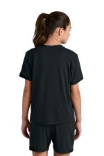 Sport-Tek Youth Club Short Sleeve Crew YST440 - Image 2