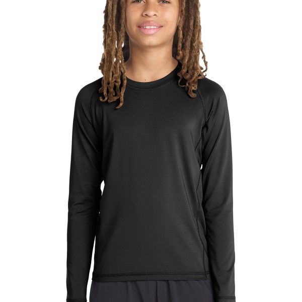 Sport-Tek Youth Long Sleeve Rashguard Tee
