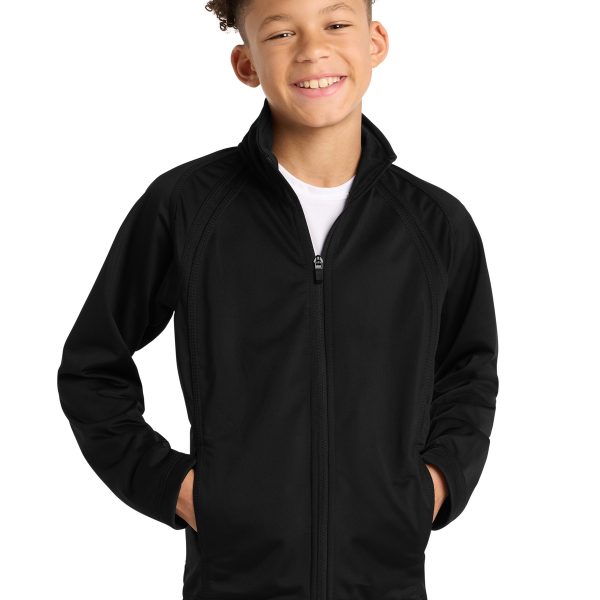 Sport-Tek Youth Tricot Track Jacket