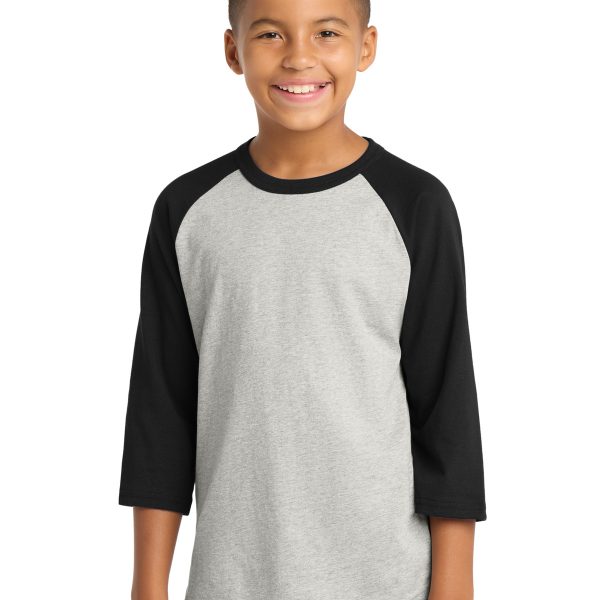 Sport-Tek Youth Colorblock Raglan Jersey