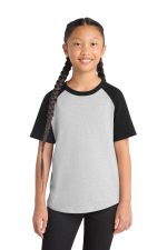 Sport-Tek Youth Short Sleeve Colorblock Raglan Jersey
